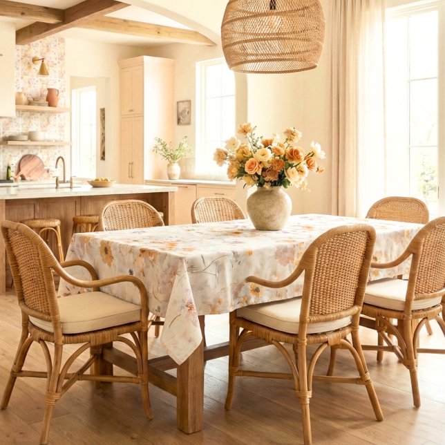 Nappe Chic Prairie Enchantée Aquarelle (Créateur téléchargé)