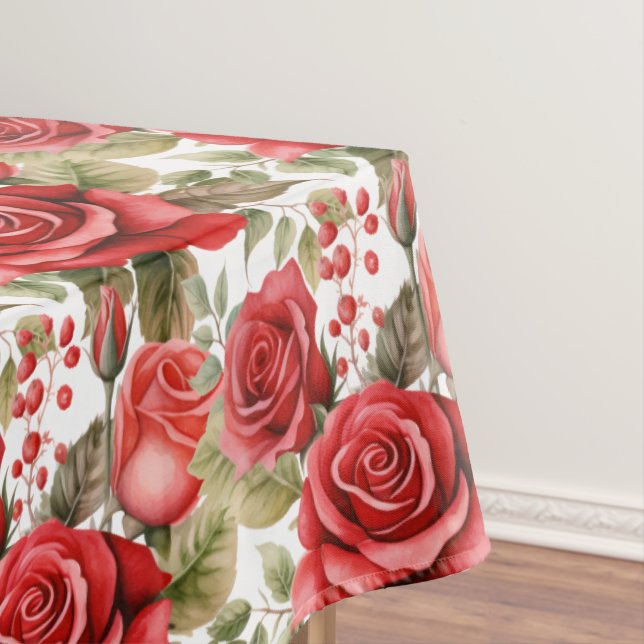Nappe Chic Roses Rouges (In Situ)