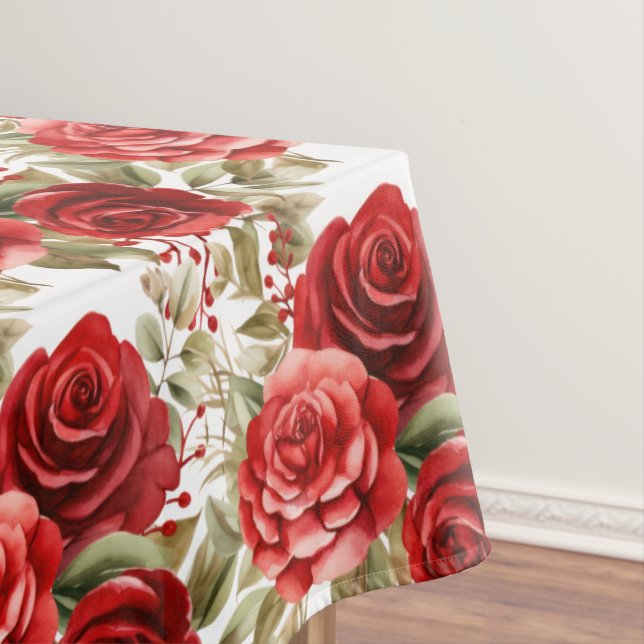 Nappe Chic Roses Rouges (In Situ)