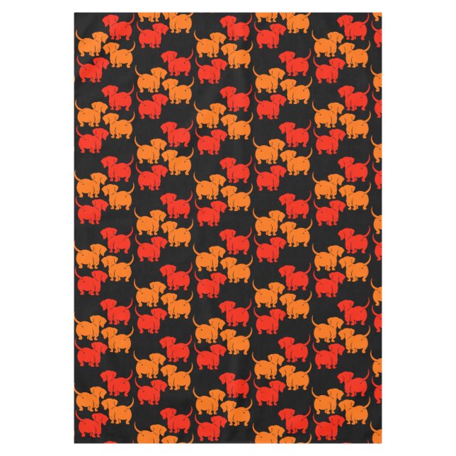 Nappe Chien allemand Dachshund Motifs (Devant)