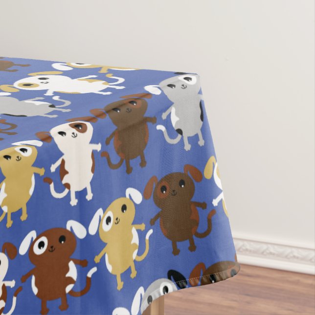 Nappe Chien chiot mignon Colorful Jour d'anniversaire de (In Situ)