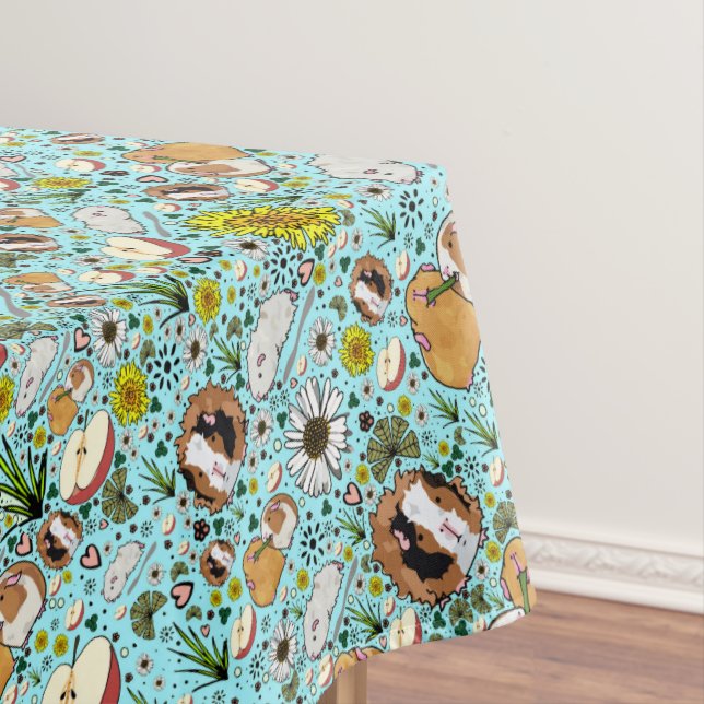 Nappe Chiens de Guinée en bleu (In Situ)