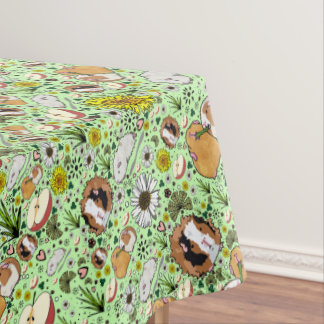 Nappe Chiens en vert
