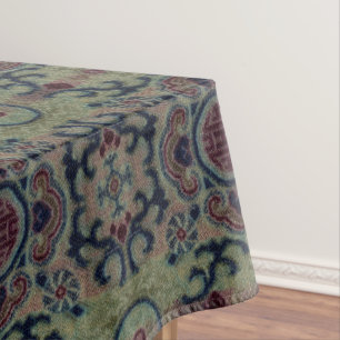 Nappe Chinois Qing Dynastie Flower Brocade Motif