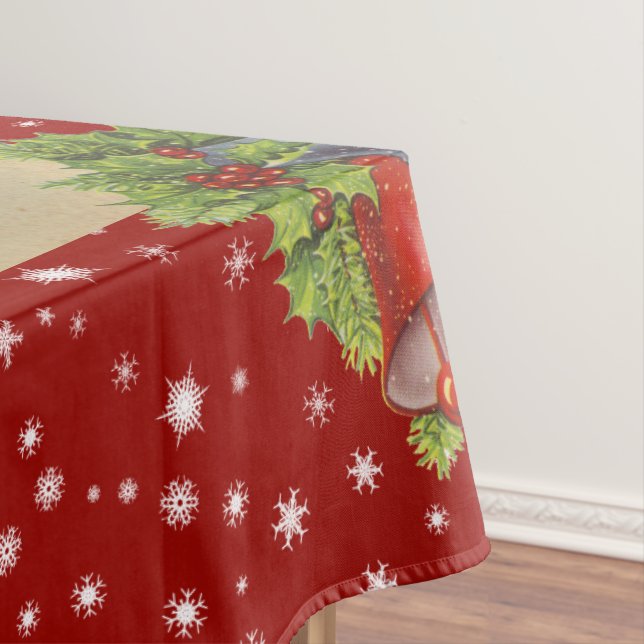 Nappe Christmas Bells Red (In Situ)