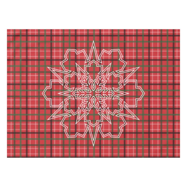 Nappe Christmas plaid. (Devant (Horizontal))