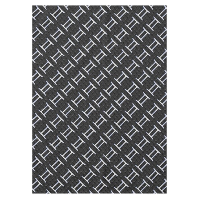 Nappe Chrome Argent Comme Gemini Zodiac SIGNE (Devant)