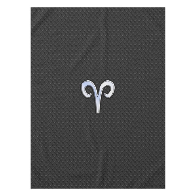 Nappe Chrome Comme Aries Symbole Zodiac Style de peau se (Devant)