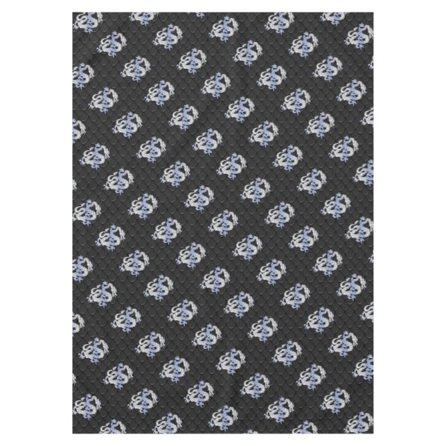 Nappe Chrome comme Dragon sur Black Snake Peau Imprimer (Devant)