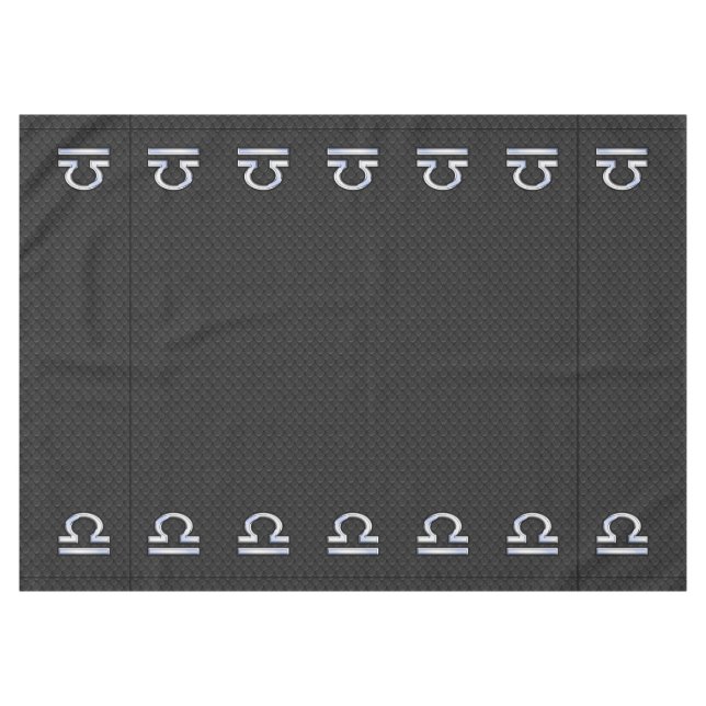Nappe Chrome Comme Libra Symbole Zodiac Serpent Décor de (Devant (Horizontal))