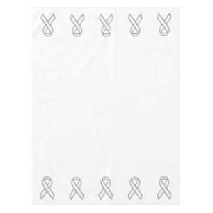 Nappe Chrome Print Belted White Ribbon Awareness