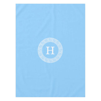 Nappe Ciel bleu What Grèce clé cadre de ligne initiale M