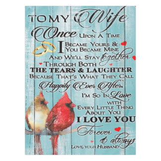 Nappe Citation Amour Pour Femme, Cadeau Amour Couple, Fe