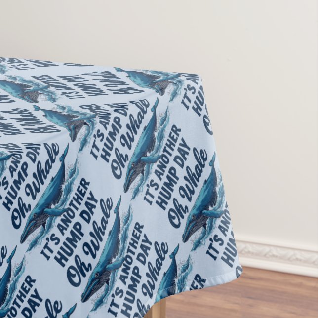 Nappe Citation de baleine drôle "Oh Baleine" Conception  (In Situ)