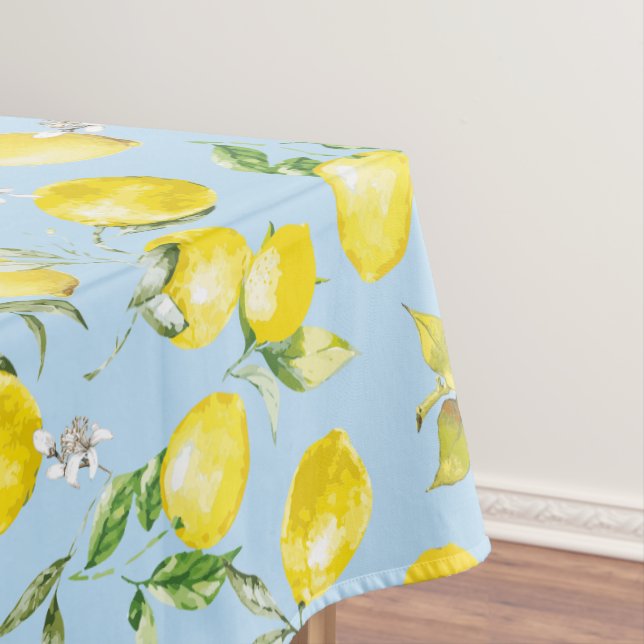 Nappe citrons aquarelle 4 (In Situ)