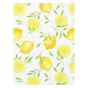 Nappe Citrons et feuilles