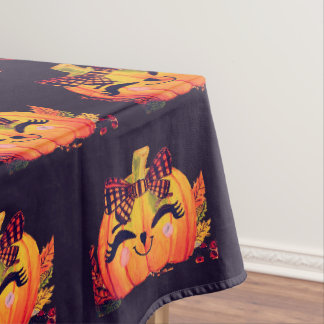 NAPPE CITROUILLE D'HALLOWEEN MS. JOLIE