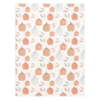 Nappe Citrouille et Feuille d'automne