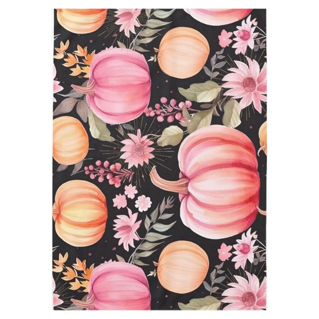 Nappe Citrouille rose glam (Devant)