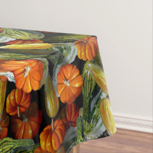 Nappe Citrouille, Squash Tablecloth de récolte d'automne
