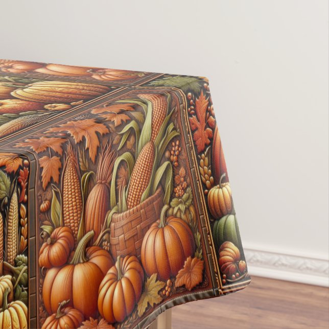 Nappe Citrouilles d'automne Vacances de Thanksgiving  (In Situ)