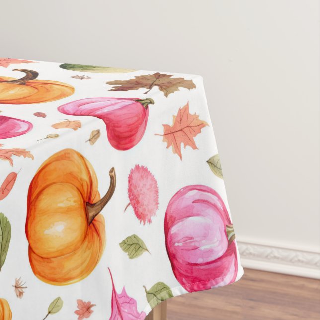 Nappe Citrouilles de l'automne colorées Élégantes (In Situ)