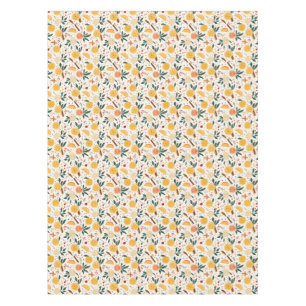 Nappe Citrus et cannelle vert et orange