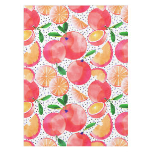 Nappe Citrus Tropical Pois de fruits juteux Aliments
