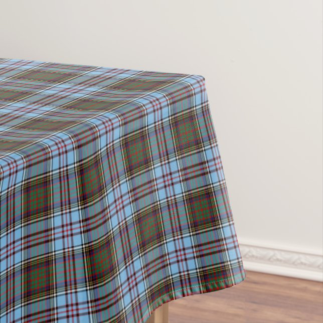 Nappe Clan Anderson Bleu clair Tartan écossais (In Situ)