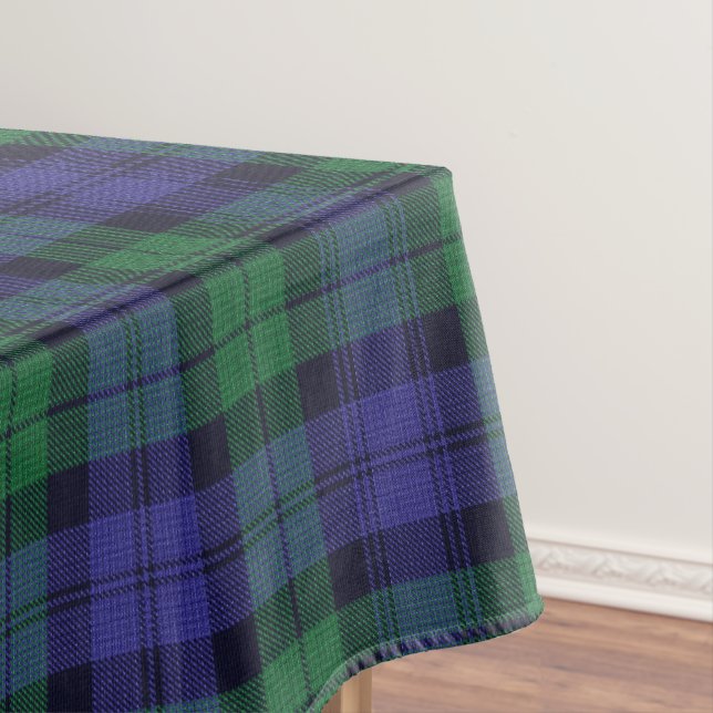 Nappe Clan Campbell Black Watch Scottish Tartan (In Situ)