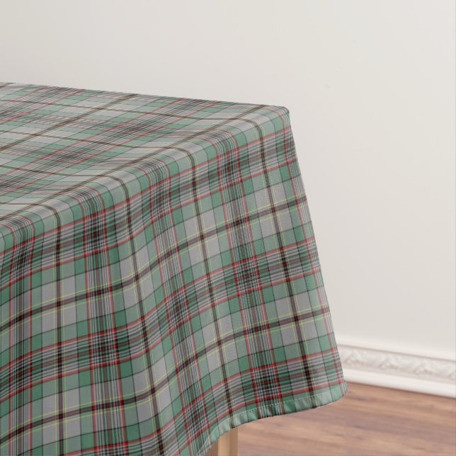 Nappe Clan Craig Grey et Green Scottish Tartan (In Situ)