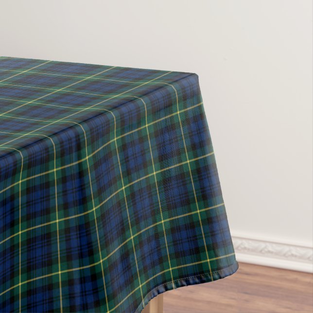 Nappe Clan Gordon Dark Blue et Green Scottish Tartan (In Situ)