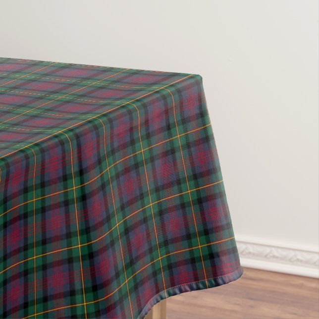 Nappe Clan Logan Navy Blue and Green Scottish Tartan (In Situ)