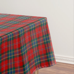 Nappe Clan MacLean Tartan écossais rouge, bleu et vert