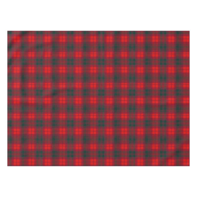 Nappe Clan Macnab Tartan Tablecloth (Devant (Horizontal))