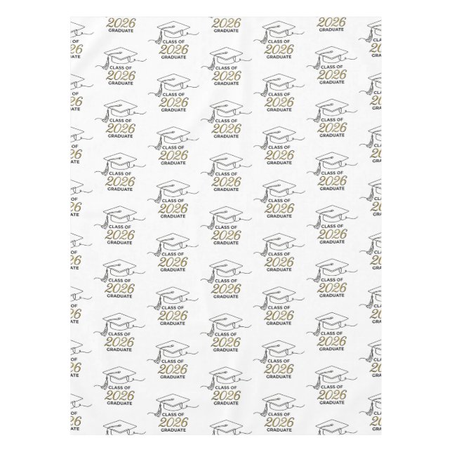 Nappe Class of 2026 Table Runner / Mantel Graduación  (Devant)