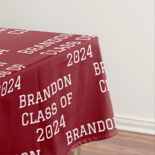 Nappe Classe de 2024 Burgundy University Graduation