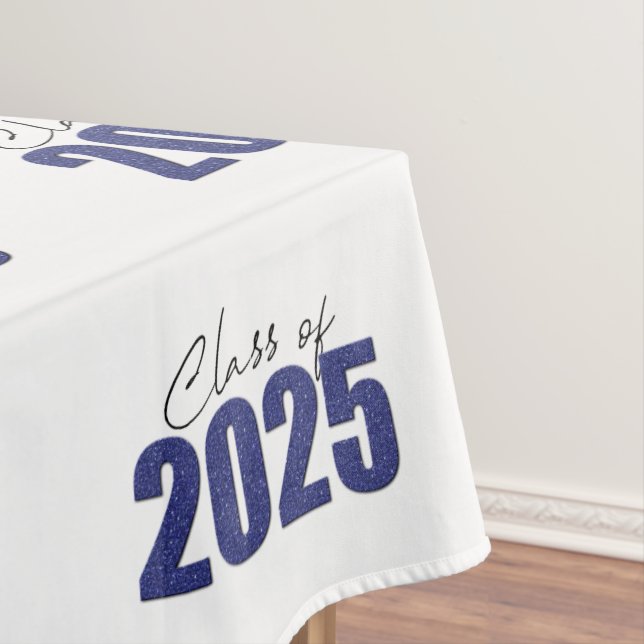 Nappe Classe de Parties scintillant bleu marine de 2025 (In Situ)