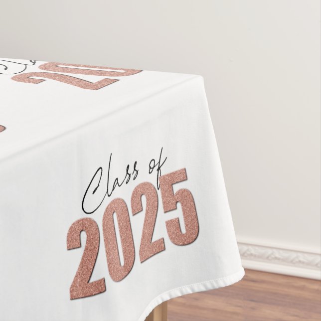Nappe Classe de Parties scintillant or rose de 2025 (In Situ)