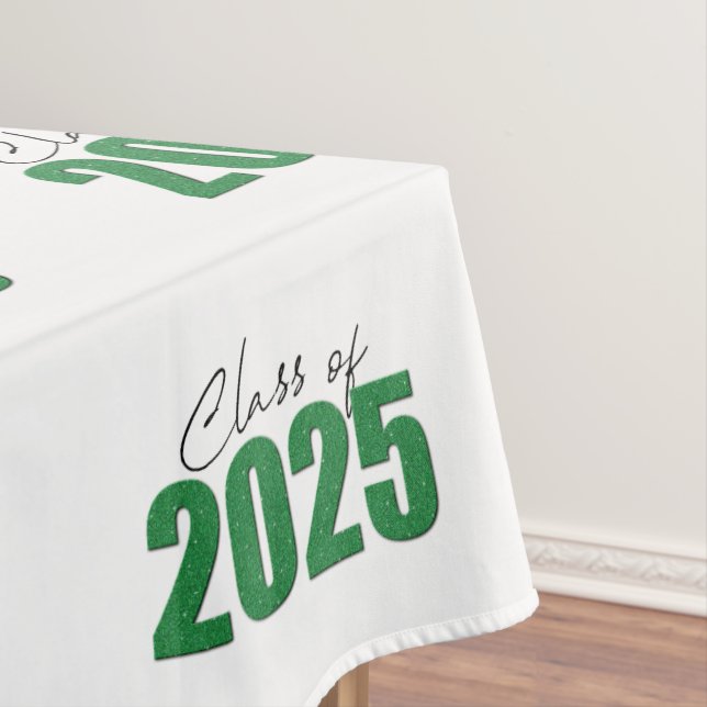 Nappe Classe de Parties scintillant verte de 2025 (In Situ)