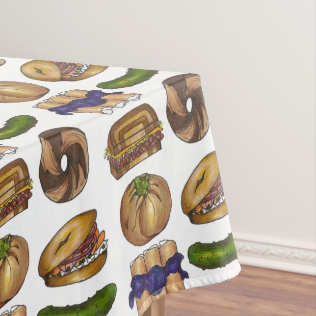 Nappe Classic Jewish Deli Foods Bagel Lox Knish Blintz (In Situ)