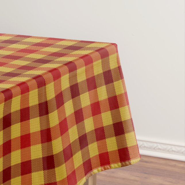 Nappe Classique Tartan Plaid Rouge Brown À damiers Motif (In Situ)