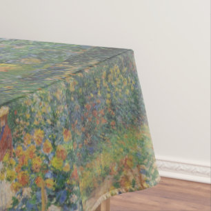 Nappe Claude Monet 1895 Vintage dans le jardin