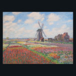 Nappe Claude Monet - Champ de Tulipes en Hollande<br><div class="desc">Champ de tulipes en Hollande (Champs de tulipes en Hollande) - Claude Monet,  Huile sur toile,  1886</div>