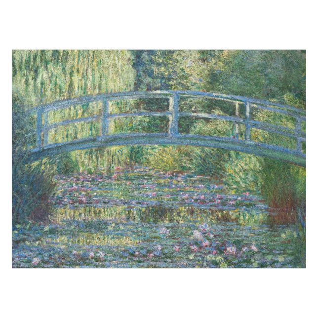 Nappe Claude Monet - Eau Lily étang, Harmonie verte (Devant (Horizontal))