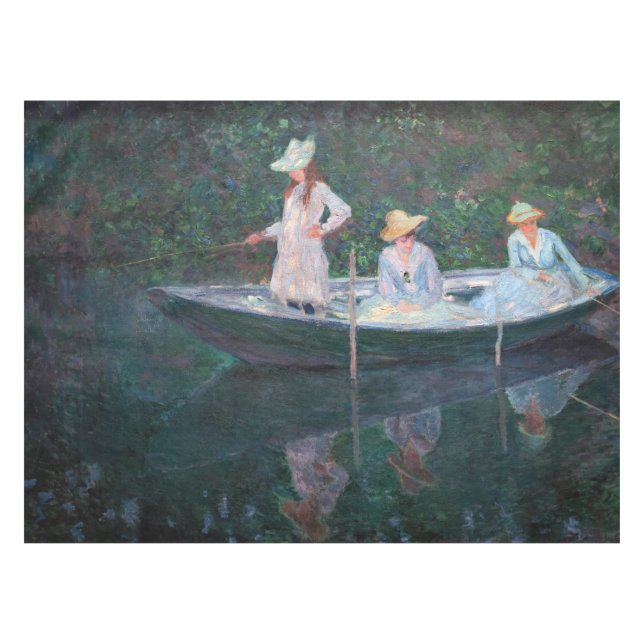 Nappe Claude Monet - En Norvegienne Bateau à Giverny (Devant (Horizontal))