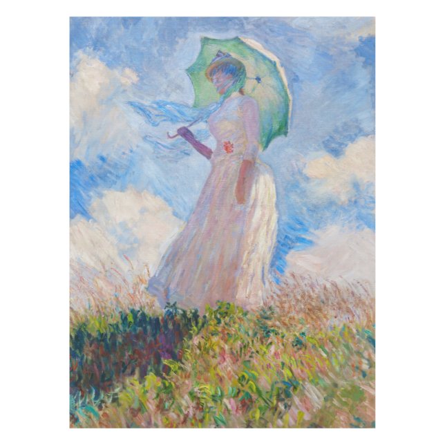 Nappe Claude Monet - Femme avec Parasol face à gauche (Devant)