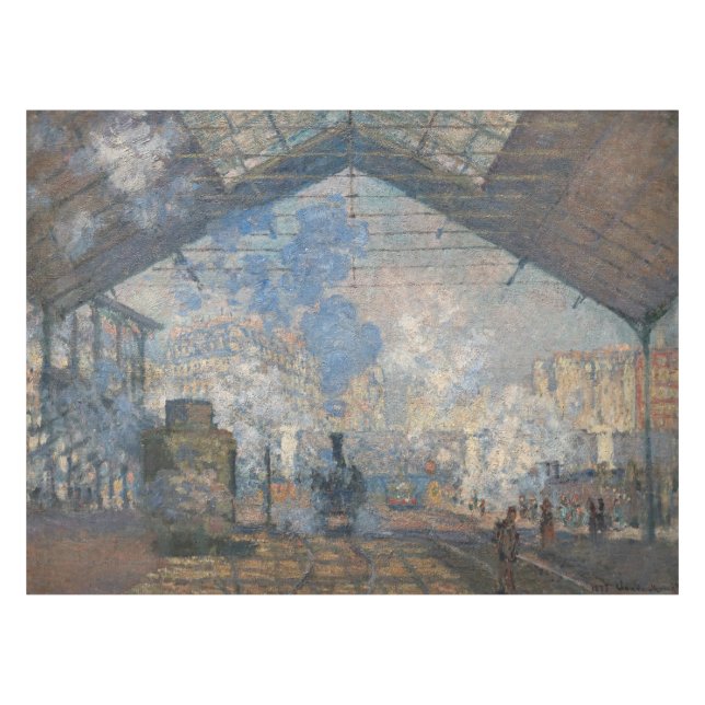 Nappe Claude Monet - Gare Saint-Lazare Vue extérieure (Devant (Horizontal))