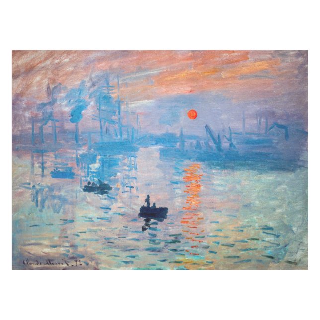 Nappe Claude Monet - Impression, lever de soleil (Devant (Horizontal))