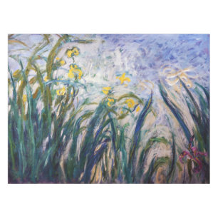 Nappe Claude Monet - Iris jaunes et violets
